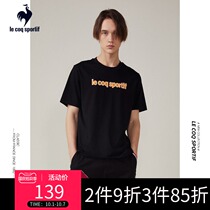 Lecac French Rooster comfortable and simple soft round neck short sleeve T-shirt men and women