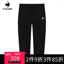 Lecac French Rooster Loose Trend Hip Hop Knitting Sports ankle-length pants Male