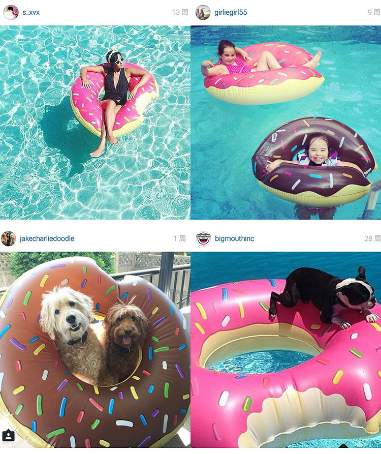 Donut bơi vòng nữ trưởng thành nách phao phao phao cứu sinh gắn kết tăng dày bơi phao phao bơi đeo bụng