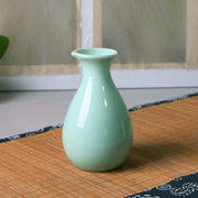 Celadon gốm jug decanter rượu vang hầm rượu celadon sáng tạo nhà trắng rượu thủy tinh bột màu xanh mận xanh phù hợp với