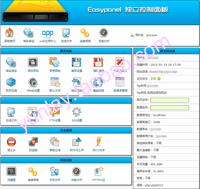 wdcp mount kangle mount easypanel mount amh mount linux mounting panel