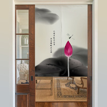 Customized logo kitchen cotton linen curtain fabric curtain wind water curtain bathroom bedroom restaurant half curtain decoration hanging curtain