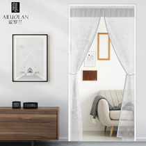 Summer high-grade magnetic Velcro encryption anti-mosquito curtain partition magnet self-priming silent non-perforated household curtain