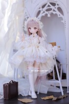 Beaver wood {flower story * spot drop} bjd 1 4 MDD bear sister nico SDM dress