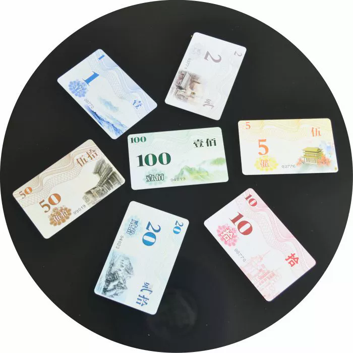 Cờ vua Thẻ Baccarat Chip Tiền xu Pha lê Mahjong Tiền Mã Mahjong Thẻ Chip Nhựa Dày - Các lớp học Mạt chược / Cờ vua / giáo dục