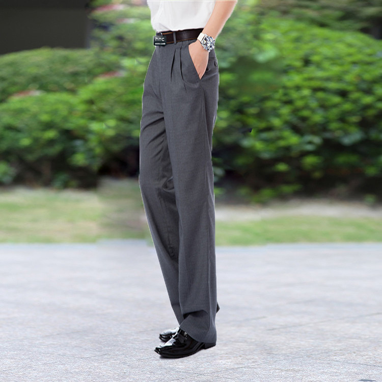 China Post Telecom Mobile Company business hall male staff trousers black dark blue gray men's trousers