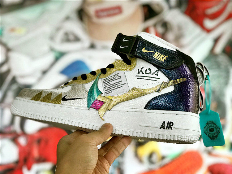 Personality Hand-painted Sneakers custom revamp DIY Heroes League LOL Akali sword Magic AssoRNG (without shoes