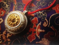 Gawu box sterling silver and gold plated perfect drum GWU size: 30X30mm