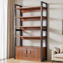 Storage rack multi-layer storage rack shelf home floor-to-ceiling living room steel wood bookshelf display rack storage rack layered shelf