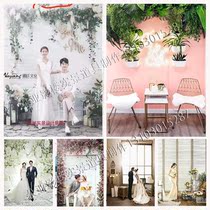 Exhibition new wedding dress real scene production 2020 studio photo props Real decoration photo studio photography props