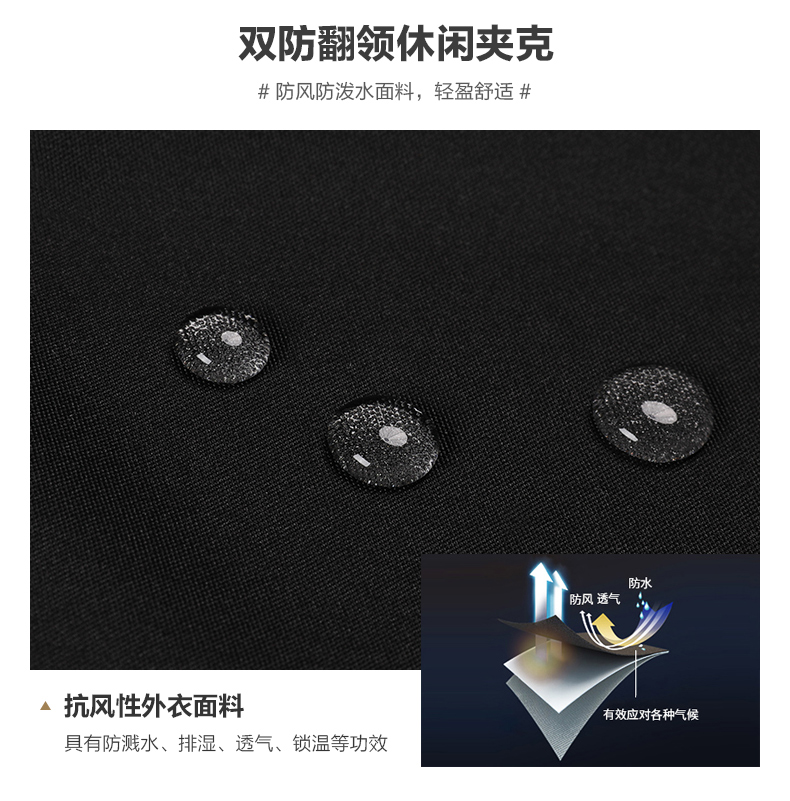马克华菲  男士休闲外套 连帽夹克 图3