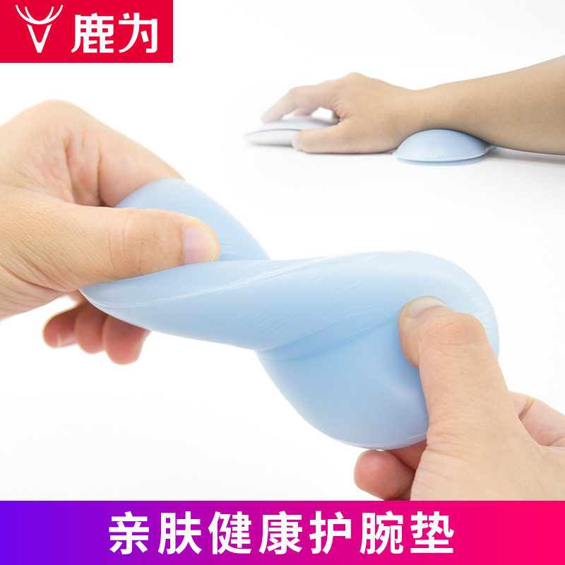 Transparent slip rat cushion wrist creativity cute girl silicone hand pillows crystal trust wrist cushion wrist-protecting slip-mouse hand