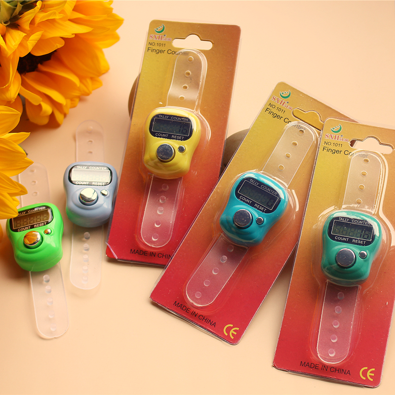 (1 copy 5) 2 copies send high-end LED counter 1 ring counter chanting Buddha counter