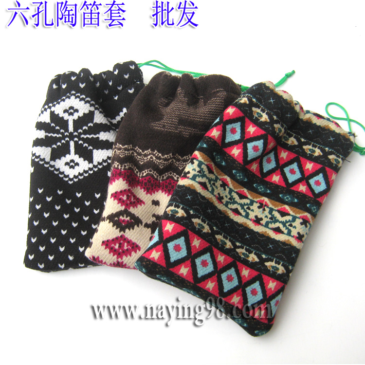 6-hole ocarina cover Six-hole ocarina bag suitable for 6-hole AC midrange C-tone ocarina protective cover wholesale