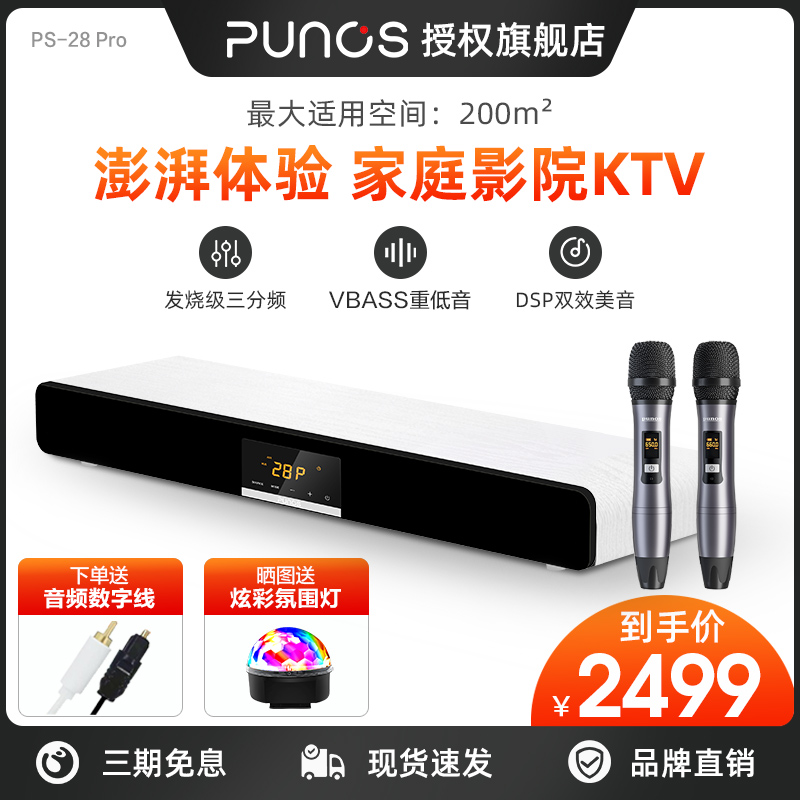 Punos Punos 28Pro home ktv audio set theater TV all-in-one home karaoke full set