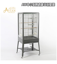 AW Small And Medium Parrot Pet Bird Arrivée Luxury Villa Cage Flight Cage Breeding Herd Bird Cage Tiger Pangs Phoenix Tree Peony