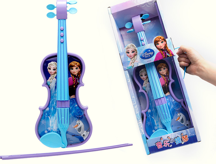 Disney Trẻ Em Âm Nhạc Violon Điện Tử Ice Lãng Mạn Đồ Chơi Nhạc Cụ Violon Trẻ Em Món Quà Ngày