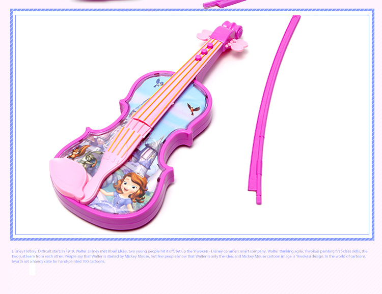 Disney Trẻ Em Âm Nhạc Violon Điện Tử Ice Lãng Mạn Đồ Chơi Nhạc Cụ Violon Trẻ Em Món Quà Ngày