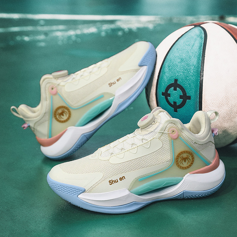 Curry Basketball Shoes for Men 2026 New Autumn Model Adult Rotating Buckle Slip-On No-Lace Rebound Cushioning Sports Shoes for Women