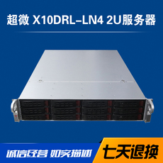 Сервер 超微 x10drl-ln4 2u服务器主板4个u.2盘位机箱存储 AMD