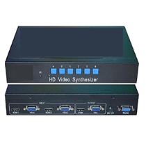 HD 2-in-1-out hdmi vga two-two picture splitter PC computer computer synthesizer seamless switching