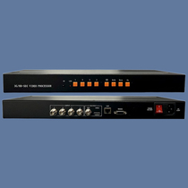 Industrial 1U rack-mounted high-definition SDI4 four-screen splitter four-in and one-out screen seamless switching network control