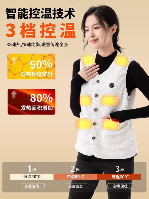 Winter Smart Charging Clothing Electric Heating Full-Body Cold-Proof and Warm Vest for Men and Women, Heated Vest, Heated Jacket, Vest, Coat Winter Smart Charging Clothing Electric Heating Full-Body Cold-Proof and Warm Vest for Men and Women, Heated Vest, Heated Jacket, Vest, Coat