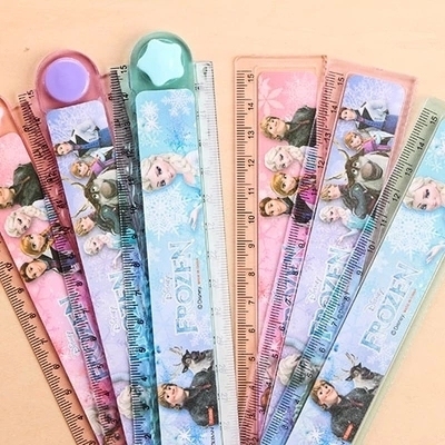 Plastic Wave Ruler Children's Ruler 15cm Folding Ruler 30CM Primary School Stationery Wholesale