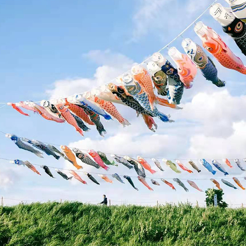 Japanese style carp streamer carp streamer Japanese home creative decoration sushi restaurant decoration swordfish streamer