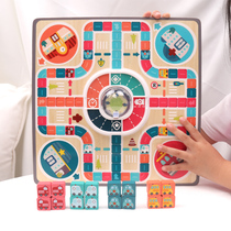 Childrens parent-child interactive toy puzzle flying chess dice game for boys and girls toddler table puzzle game