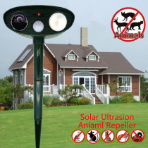 Solar ultrasonic cat driver dog repeller driving weasel garden expelling wild cat Wild Dog Animal artifact