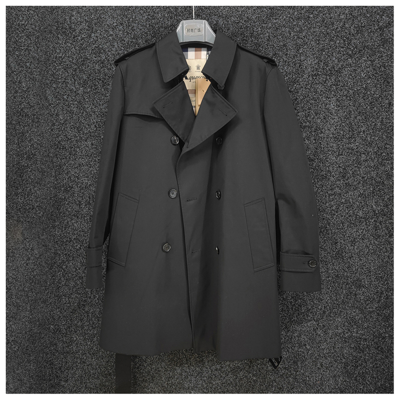 Aquascutum Yageshidan 25Th Anniversary Spring and Autumn Men's Windbreaker Jacket, Fashionable, Versatile, Simple, Casual, with a Turn-Down Collar Aquascutum Yageshidan 25Th Anniversary Spring and Autumn Men's Windbreaker Jacket, Fashionable, Versatile, Simple, Casual, with a Turn-Down Collar