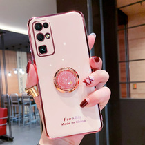 Huawei Glory 30 Phone Shell Creative Clock Ring Bracket Glory 30s Full Package Camera Protection Glory 30pro Plated Anti-Fall Soft Shell 5g Tide Card Mesh Infrared Shell Upscale Womens Cover