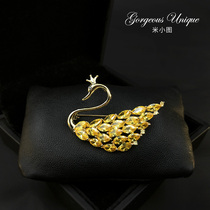 550 High - grade copper microplated zirconium sweater coat scarf accessories for Mothers Day gift