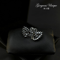 539 Double pairs of high - grade black swan breast needle atmospheric and black bra needle cover accessories