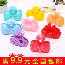 Korean fashion fa shi pin sweet jelly color simple wild gripper hairclip edge clamp floral headdress fa zhua