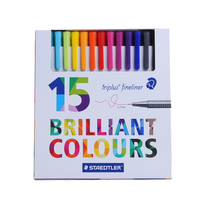 STAEDTLER STAEDTLER 334 color needle pen hook pen kit design Sketch pen Comic pen Hand-drawn pen Stick figure stroke figure pen