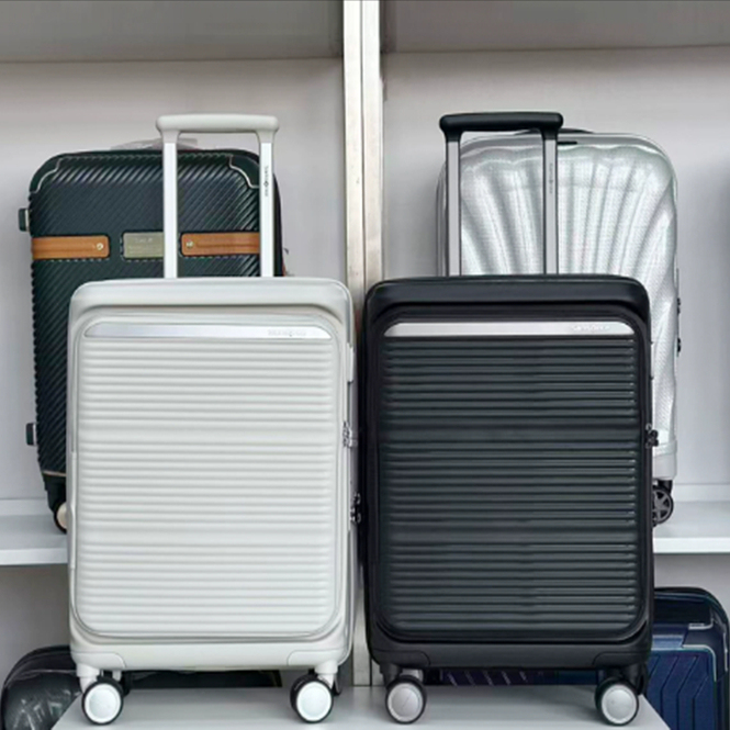 Samsonite Rolling Suitcase Travel Luggage Business Expansion Universal Wheel Kt2 Front-Opening Combination Lock Suitcase 202528inch Samsonite Rolling Suitcase Travel Luggage Business Expansion Universal Wheel Kt2 Front-Opening Combination Lock Suitcase 202528inch