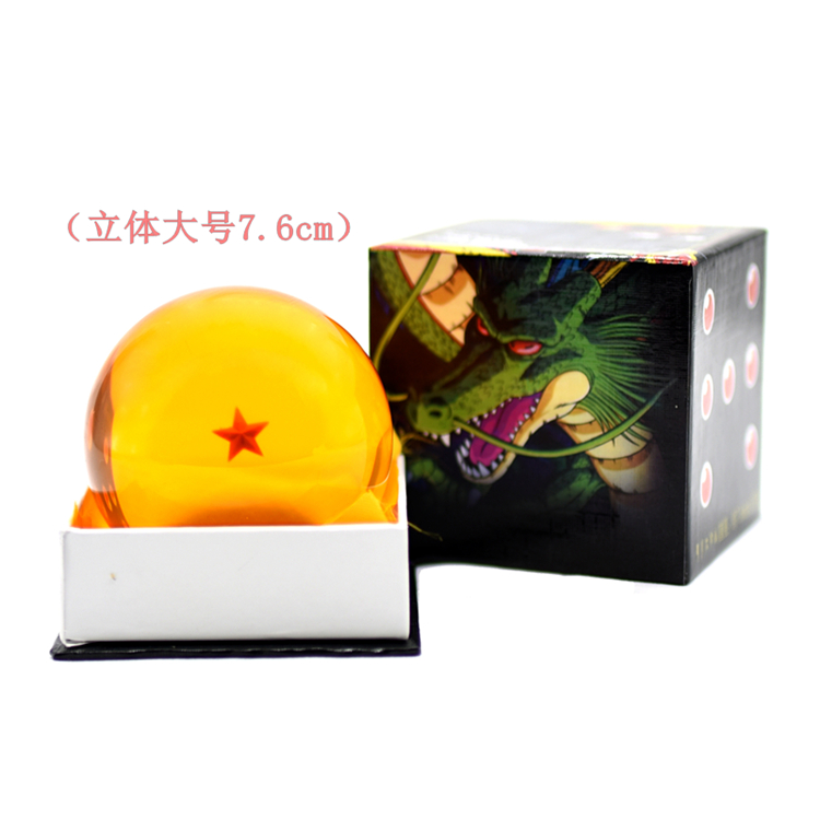 One Planet (7.6Cm)Tiktok Same Dragon Ball periphery comic name of a fictitious monkey with supernatural powers Garage Kit 7 Seed Dragon crystal Dragon Ball Model   birthday Make a wish