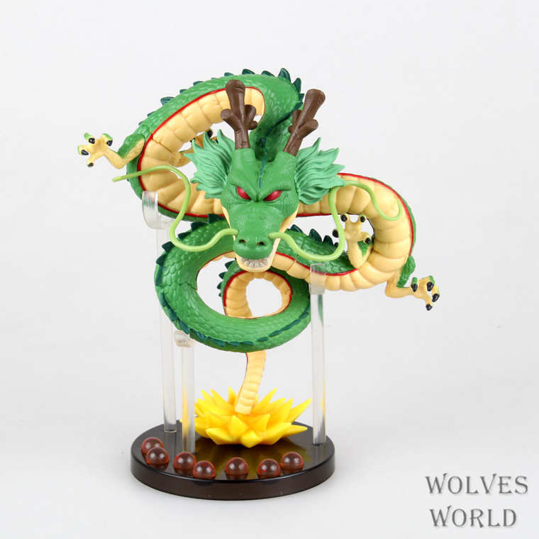 Cyan Dragon (16Cm) Needs Gold ContactTiktok Same Dragon Ball periphery comic name of a fictitious monkey with supernatural powers Garage Kit 7 Seed Dragon crystal Dragon Ball Model   birthday Make a wish