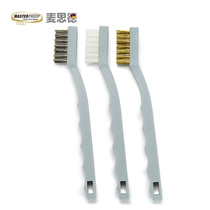 German Imported Method Toothbrush Style Stainless Steel Wire Brush Mini Brass Wire Brush Clean Nylon Brushed Rust Removal