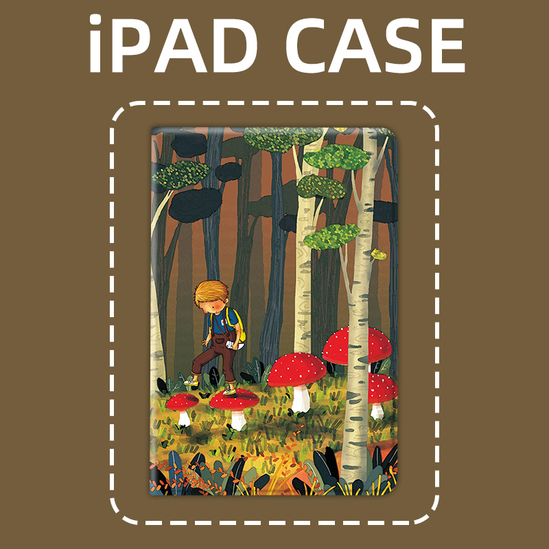 Mushroom boy 2018 new iPad protective case Air2 Apple 9 7 inches 2017 version pad6 shell 5 silicon