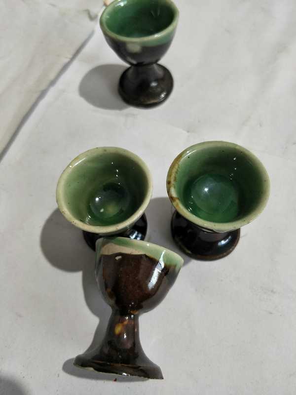 The Height of the 1970S and 1990S Porcelain Wine Cups Are 4cm Diameter and 3.3cm. the Price of a Nostalgic Film and Television Props