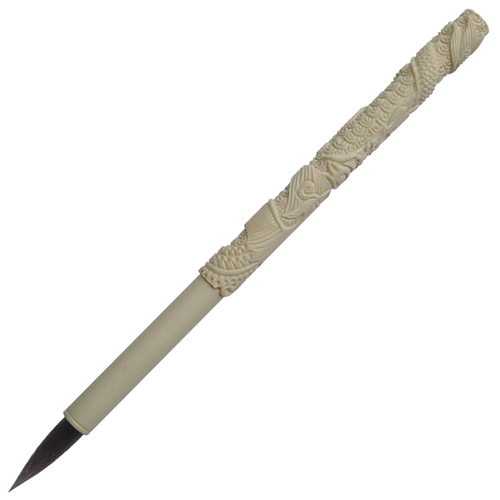 Детская кисть для письма ручной работы, индивидуальная краска для волос, детский сувенир для новорожденных, дракон и феникс