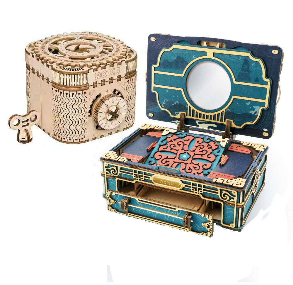 If State Guest Diy Hand-Assembled Model Password Bagel First Accessories Box Projector Bell Pendulum Pieces Boys' Day Gifts