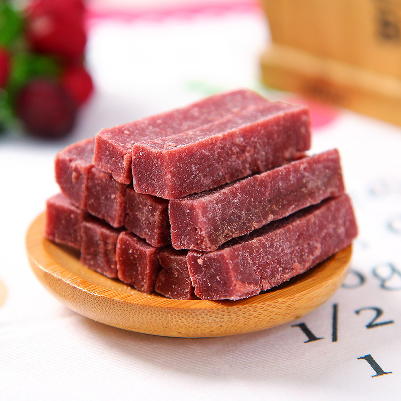 (Shunfeng Post) Original juice original flavor hawthorn strips mulberry strips 500g casual snacks Fruit Preserved Hawthorn Roll Sheet Mountain Chagaan