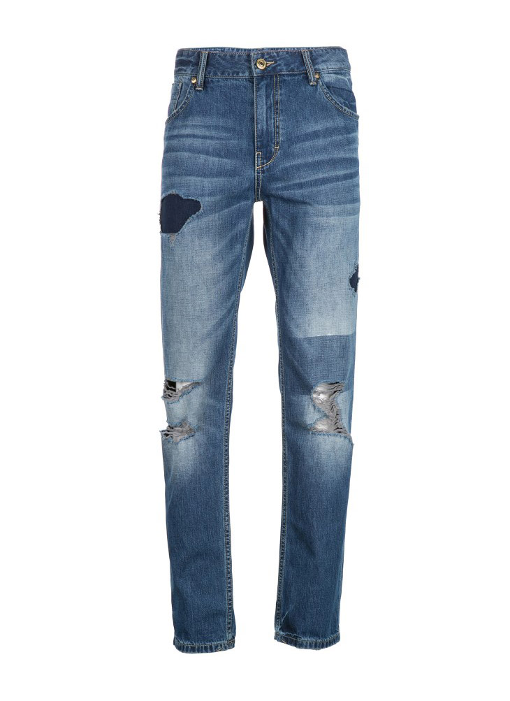 JackJones Jack Jones nam lỗ vá jeans JO | 217332589