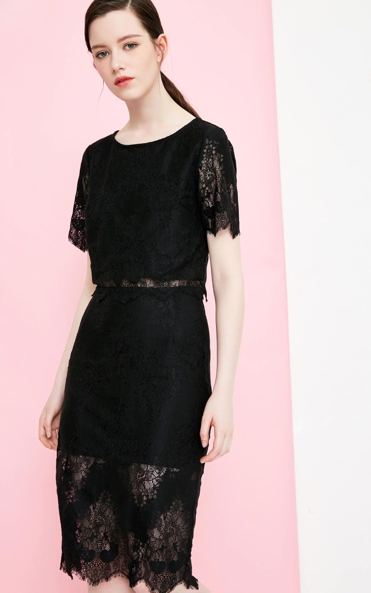 [3 miễn phí 1] Váy ren dài ngang hông của Vero Moda | 317316517 chân váy dạ tweed