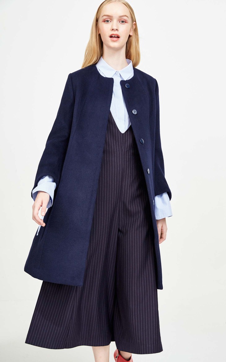 [3 miễn phí 1] Áo khoác len cổ dài tay dài Vero Moda | 317327539 áo lông