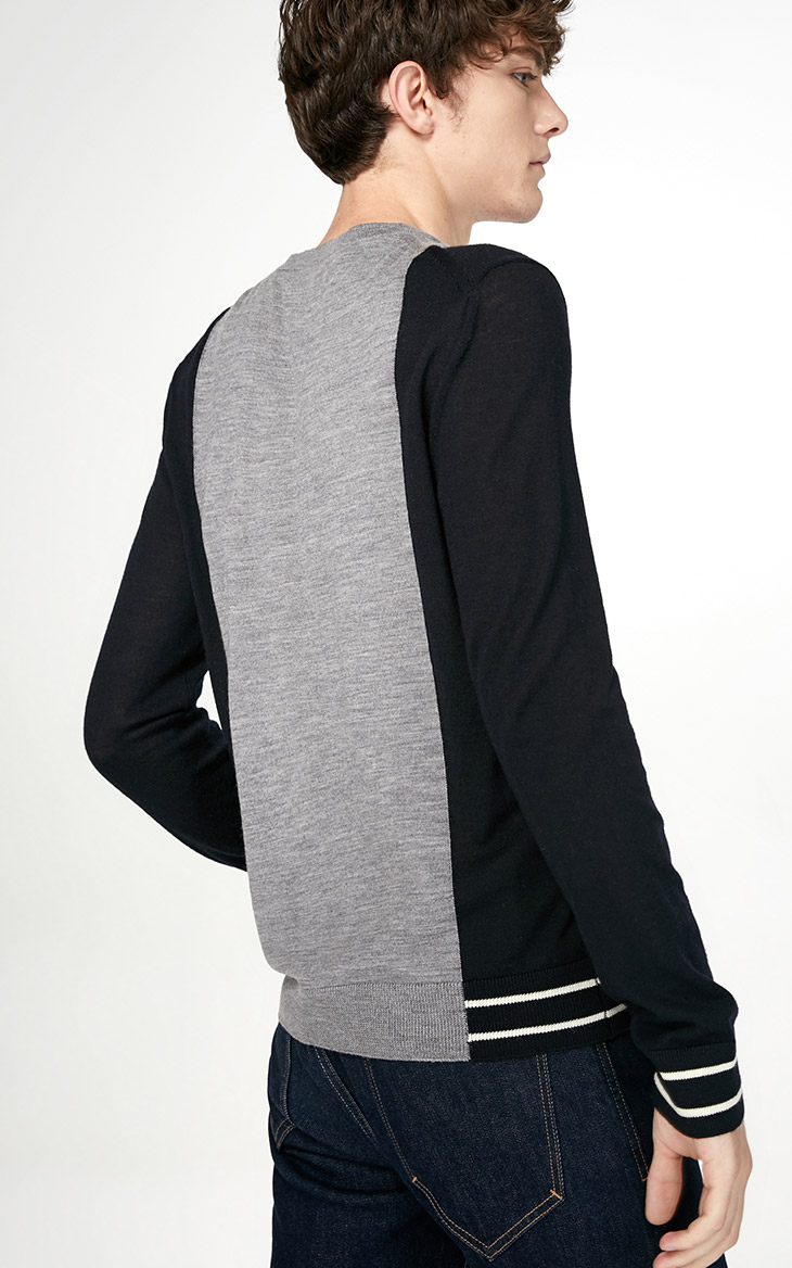JackJones Jack Jones áo len dệt kim nguyên chất áo ấm mùa đông nam
